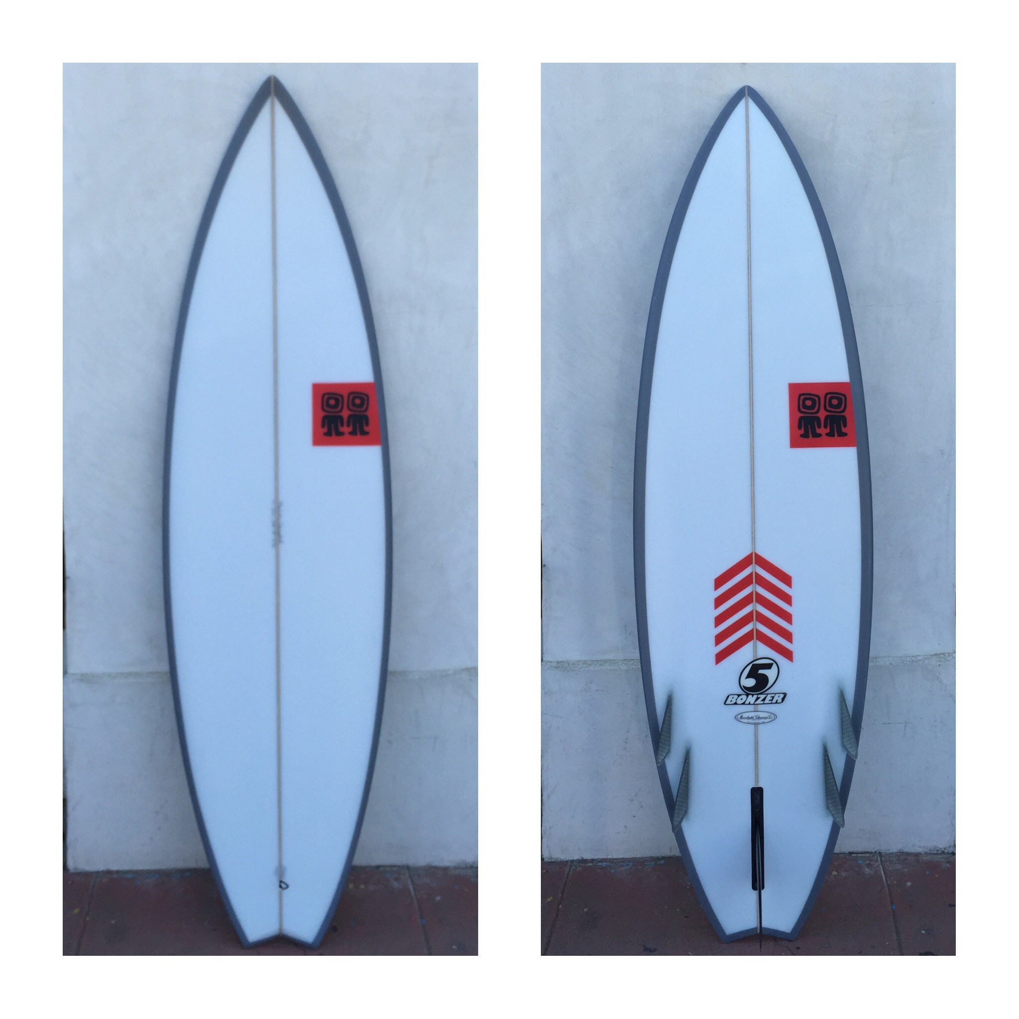 Bonzer5 Shortboard Ready for Action 